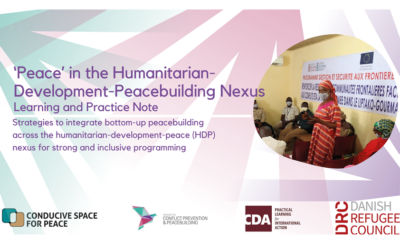 Learning and Practice Note: ‘Peace’ in the Humanitarian-Development-Peacebuilding Nexus